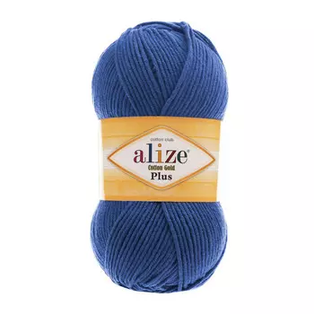 Пряжа ALIZE 'Cotton Gold Plus' 100гр., 200м. (55%хлопок, 45%акрил) ТУ (279 джинс )