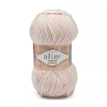 Пряжа ALIZE 'Cotton Gold Pratica' 100гр, 220м (55%хлопок, 45%акрил) (382 телесный)
