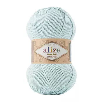 Пряжа ALIZE 'Cotton Gold Pratica' 100гр, 220м (55%хлопок, 45%акрил) (522 мята)