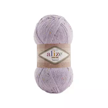 Пряжа Alize 'Cotton Gold Tweed' 100г 330м (57% хлопок, 40% акрил, 3% полиэстер) (682 лиловый)
