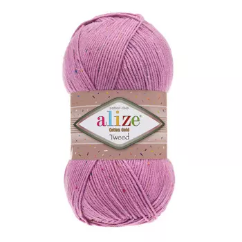 Пряжа Alize 'Cotton Gold Tweed' 100г 330м (57% хлопок, 40% акрил, 3% полиэстер) (98 розовый)