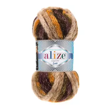 Пряжа ALIZE 'Country lux' 100гр., 32м. (20%шерсть, 25% полиамид, 52%акрил, 3% металлик) ТУ (5633 секционный)