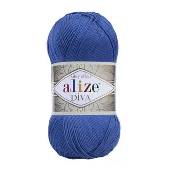 Пряжа ALIZE 'Diva' 100гр. 350м. (100% микрофибра) ТУ (132 василек)