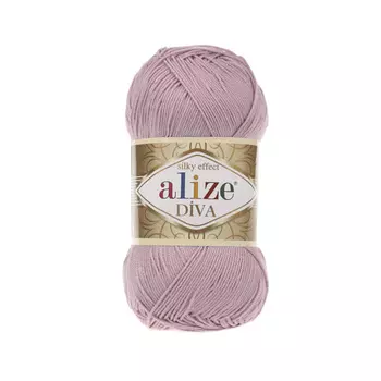 Пряжа ALIZE 'Diva' 100гр. 350м. (100% микрофибра) ТУ (27 светлая сирень)