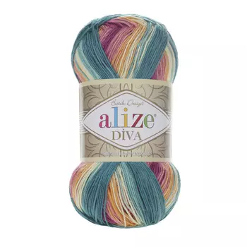 Пряжа ALIZE 'Diva batik' 100гр. 350м. (100% микрофибра) ТУ (4572)