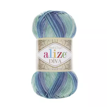 Пряжа ALIZE 'Diva batik' 100гр. 350м. (100% микрофибра) ТУ (1767 секционный)