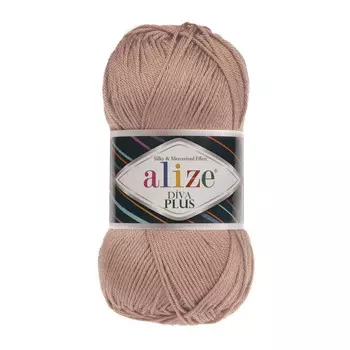 Пряжа Alize 'Diva Plus' 100г 220м (100% микрофибра акрил) (5 беж)