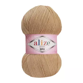 Пряжа ALIZE 'EXTRA LIFE' 100гр. 480м (100% Акрил) (920 светло беж)