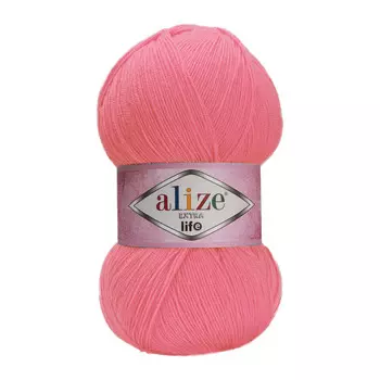 Пряжа ALIZE 'EXTRA LIFE' 100гр. 480м (100% Акрил) (930 розовый)