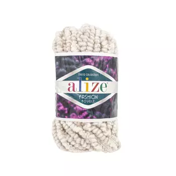 Пряжа ALIZE 'Fashion boucle' 100гр., 35м. (70%акрил, 25% шерсть, 5% полиамид) ТУ (152 бежевый меланж)