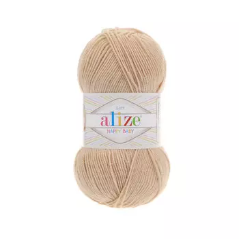 Пряжа ALIZE 'HAPPY BABY' 100гр. 350м (65% Aкрил - 35 % Полиамид) (310 шампань)