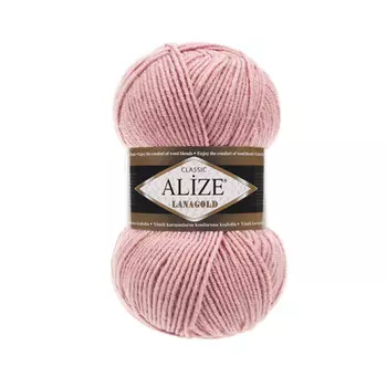 Пряжа ALIZE 'Lanagold' 100гр., 240м (49%шерсть, 51%акрил) (161 пудра)