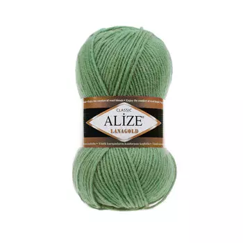Пряжа ALIZE 'Lanagold' 100гр., 240м (49%шерсть, 51%акрил) (180 Серебряная Сосна)