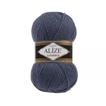Пряжа ALIZE 'Lanagold' 100гр., 240м (49%шерсть, 51%акрил) (381 морская волна)
