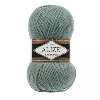 Пряжа ALIZE 'Lanagold' 100гр., 240м (49%шерсть, 51%акрил) (386 лазурный)