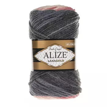 Пряжа ALIZE 'Lanagold Batik' 100гр.,240м (49%шерсть, 51%акрил) (1602 секционный)