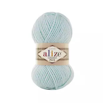 Пряжа ALIZE 'Lanagold Plus' 100гр. 140м (49% шерсть, 51% акрил) (522 мята)