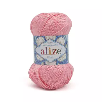 Пряжа ALIZE 'Miss' 50гр. 280м. (100% мерсерезированный хлопок) (170 розовый)