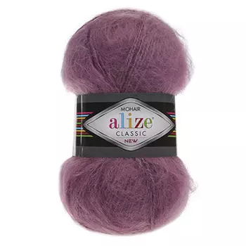 Пряжа ALIZE 'Mohair classic ' 100гр. 200м (25%мохер, 24%шерсть, 51%акрил) (169 вишневый)
