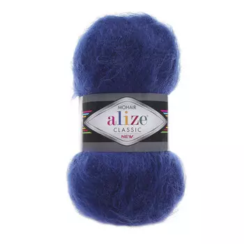 Пряжа ALIZE 'Mohair classic ' 100гр. 200м (25%мохер, 24%шерсть, 51%акрил) (20 яр.зелень)