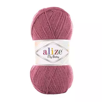 Пряжа Alize 'My baby' 50г 150м (100% акрил) (624 роза)