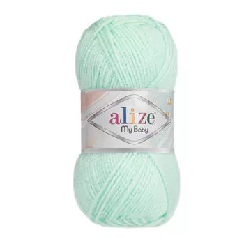 Пряжа Alize 'My baby' 50г 150м (100% акрил) (19 водяная зелень)