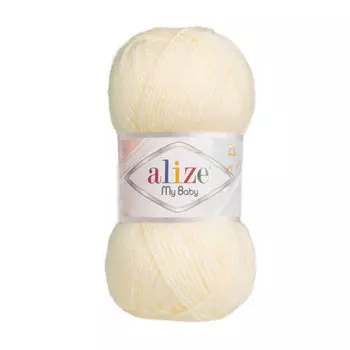 Пряжа Alize 'My baby' 50г 150м (100% акрил) (1 кремовый)