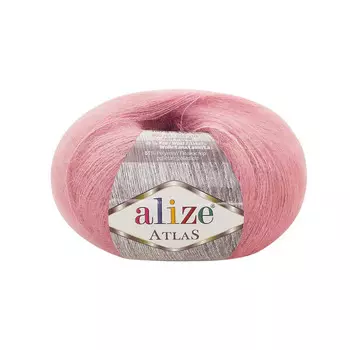 Пряжа Alize 'Atlas' 50гр. 250м. (49% шерсть, 51% полиэстер) (246 розовый)