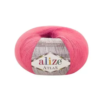 Пряжа Alize 'Atlas' 50гр. 250м. (49% шерсть, 51% полиэстер) (149 фуксия)