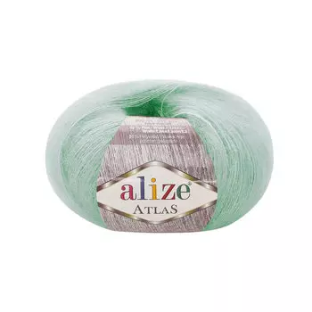 Пряжа Alize 'Atlas' 50гр. 250м. (49% шерсть, 51% полиэстер) (19 водяная зелень)