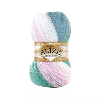 Пряжа ALIZE 'Angora Gold Batik' 100гр.550м (80%акр, 20%шерсть) ТУ (7116 секционный)