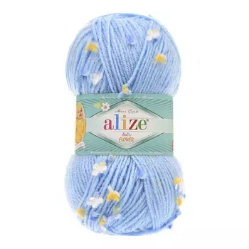 Пряжа ALIZE 'Baby flower' 100гр. 210м. (94%акрил, 6%полиамид) (5435 принт)