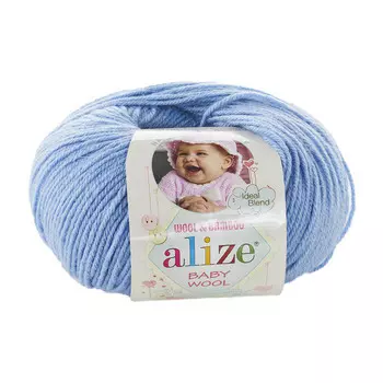 Пряжа ALIZE 'Baby wool' 50гр. 175м. (20%бамбук, 40%шерсть, 40%акрил)ТУ (40)