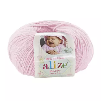 Пряжа ALIZE 'Baby wool' 50гр. 175м. (20%бамбук, 40%шерсть, 40%акрил)ТУ (185)