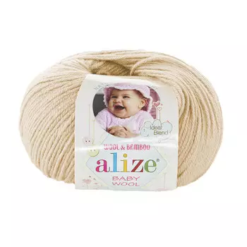 Пряжа ALIZE 'Baby wool' 50гр. 175м. (20%бамбук, 40%шерсть, 40%акрил)ТУ (310)