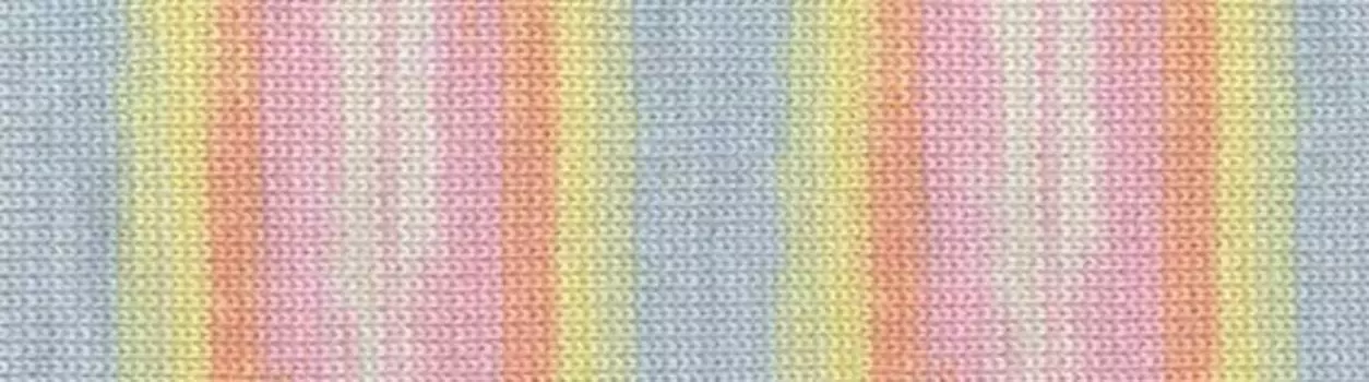 Пряжа ALIZE 'Baby wool batik' 50гр. 175м (20%бамбук, 40%шерсть, 40%акрил) (3563 секционный)