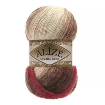 Пряжа ALIZE 'Angora Gold Batik' 100гр.550м (80%акр, 20%шерсть) ТУ (4574 секционный)