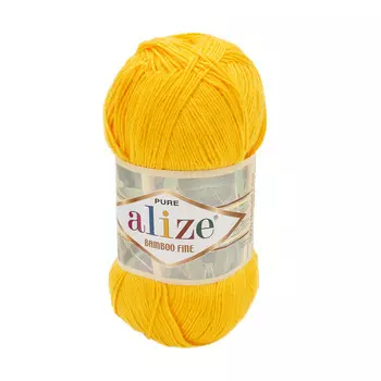 Пряжа ALIZE 'Bamboo fine' 100гр. 440м. (100% бамбук) (216 цыплёнок)