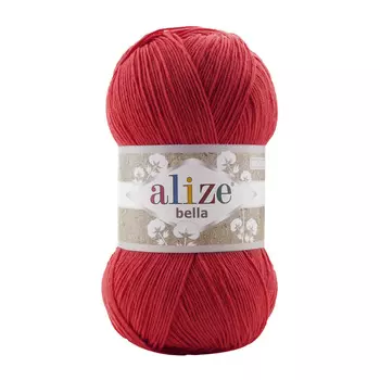 Пряжа ALIZE 'Bella 100' 100гр. 360м.(100% хлопок) (56 красный)