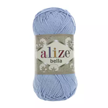 Пряжа ALIZE 'Bella' 50гр. 180м. (100% хлопок) ТУ (40 голубой)