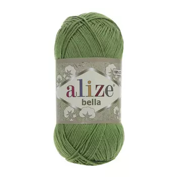Пряжа ALIZE 'Bella' 50гр. 180м. (100% хлопок) ТУ (492 зелёный)