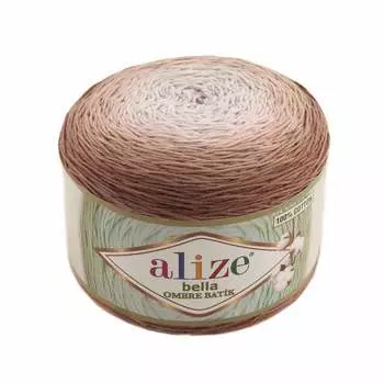 Пряжа Alize 'Bella Ombre Batik' 250г 900м (100% хлопок) (7410 бежевый)