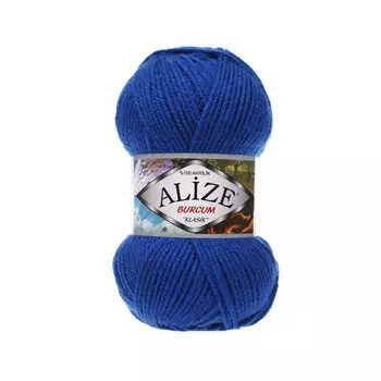 Пряжа ALIZE 'BURCUM KLASIK' 100гр. 210м (100% Aкрил) (141 василек)