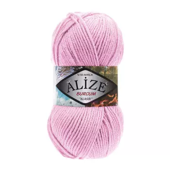 Пряжа ALIZE 'BURCUM KLASIK' 100гр. 210м (100% Aкрил) (191 розовый)