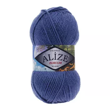 Пряжа ALIZE 'BURCUM KLASIK' 100гр. 210м (100% Aкрил) (353 джинс)
