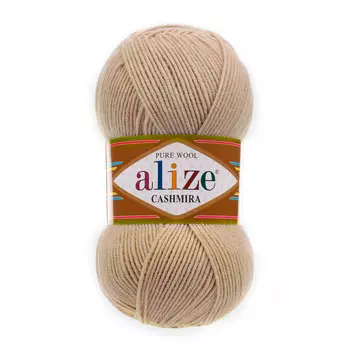 Пряжа ALIZE 'Cashmira' 100гр.300м (100%шерсть) ТУ (72 беж)