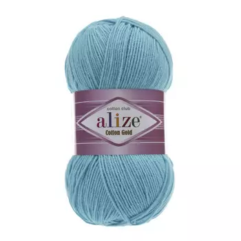 Пряжа ALIZE 'Cotton gold' (55%хлопок,45%акрил)ТУ (287 светло-бтрюзовый)