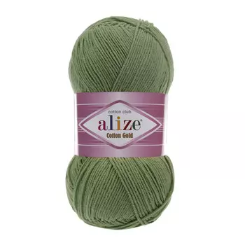 Пряжа ALIZE 'Cotton gold' (55%хлопок,45%акрил)ТУ (485 зеленый)