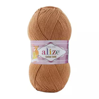 Пряжа ALIZE 'Cotton gold' (55%хлопок,45%акрил)ТУ (499 карамель)