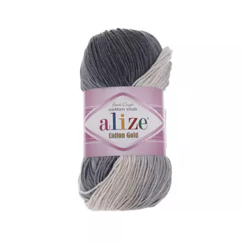 Пряжа ALIZE 'COTTON GOLD BATIK ' 100гр. 330м (55% Хлопок - 45% Акрил) (2905 секционный)